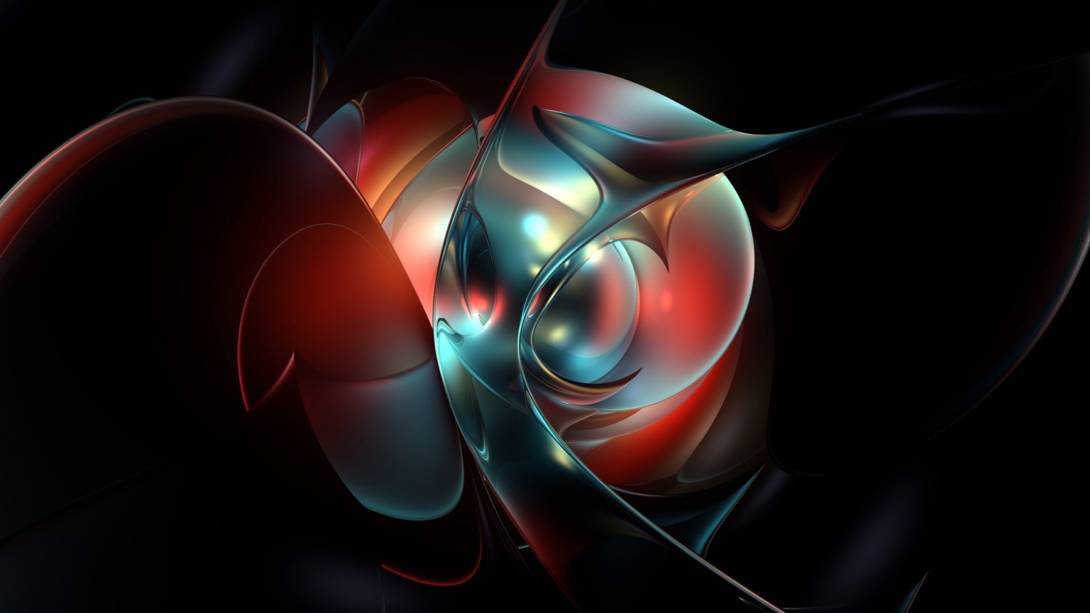 Abstract Geometric Shapes for 1536 x 864 HDTV resolution