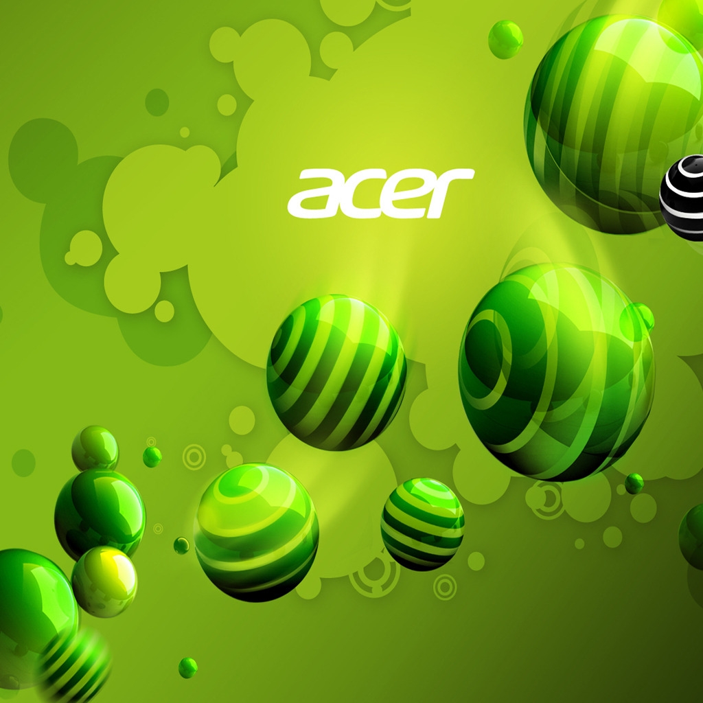 Acer Green World for 1024 x 1024 iPad resolution