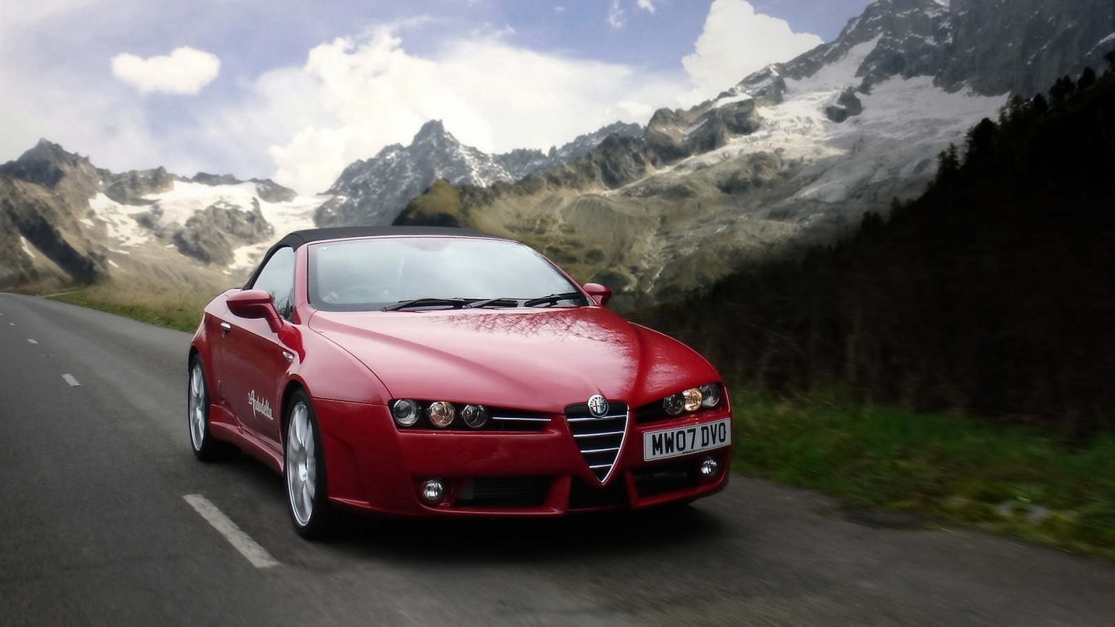 Alfa Romeo Spider Autodelta 2008 for 1600 x 900 HDTV resolution