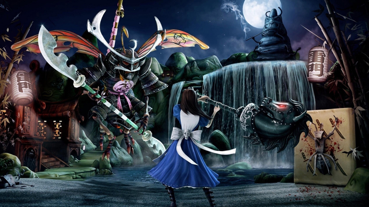 Alice Video Game for 1280 x 720 HDTV 720p resolution