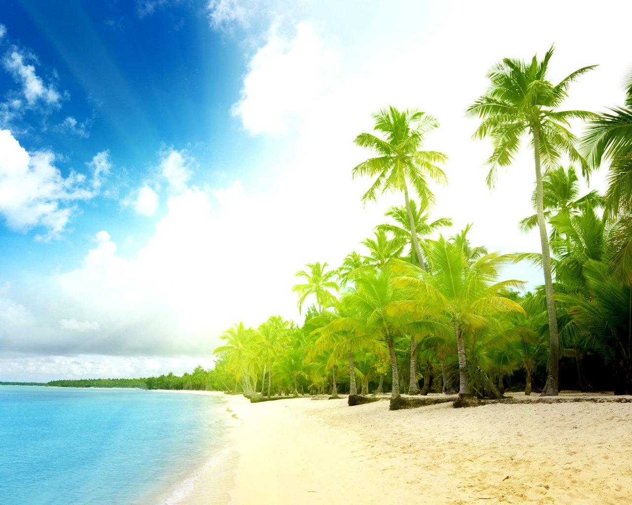 Amazing Exotic beach for 1280 x 1024 resolution