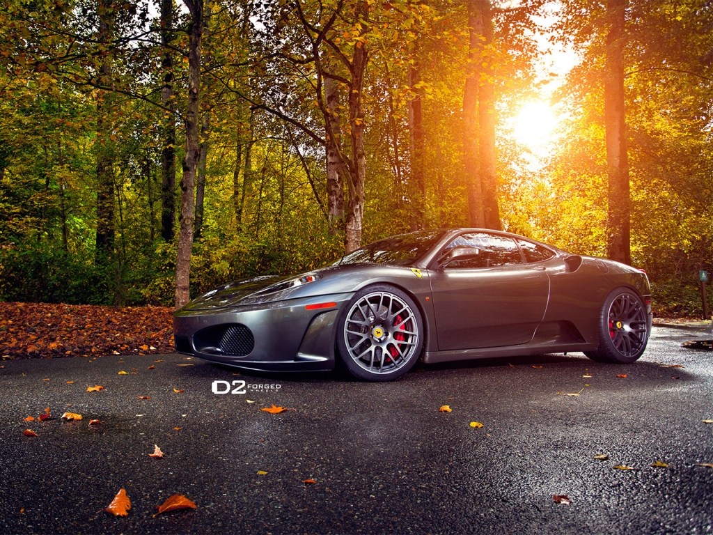 Amazing Ferrari by D2Forged for 1024 x 768 resolution