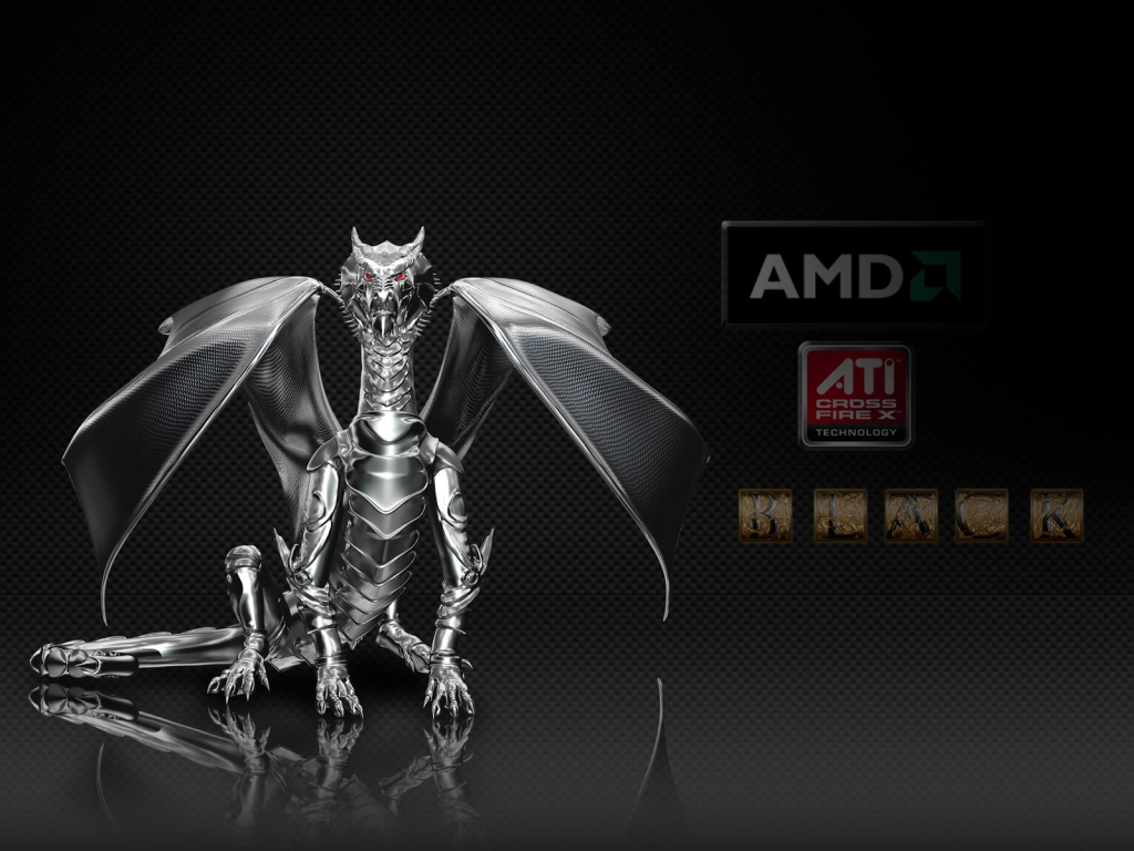 AMD Dragon Black for 1024 x 768 resolution