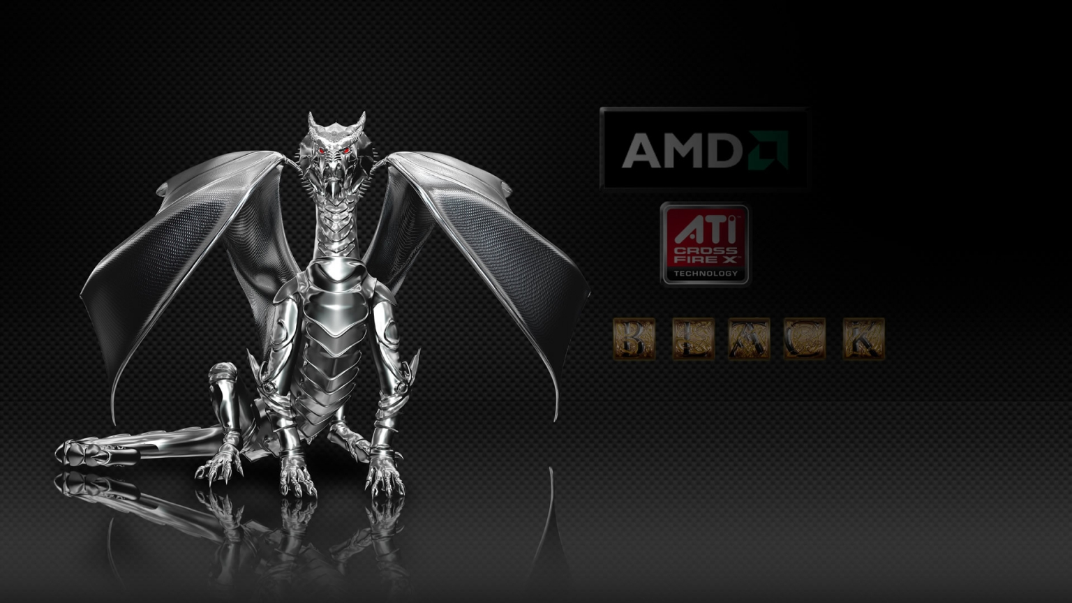 AMD Dragon Black for 1536 x 864 HDTV resolution