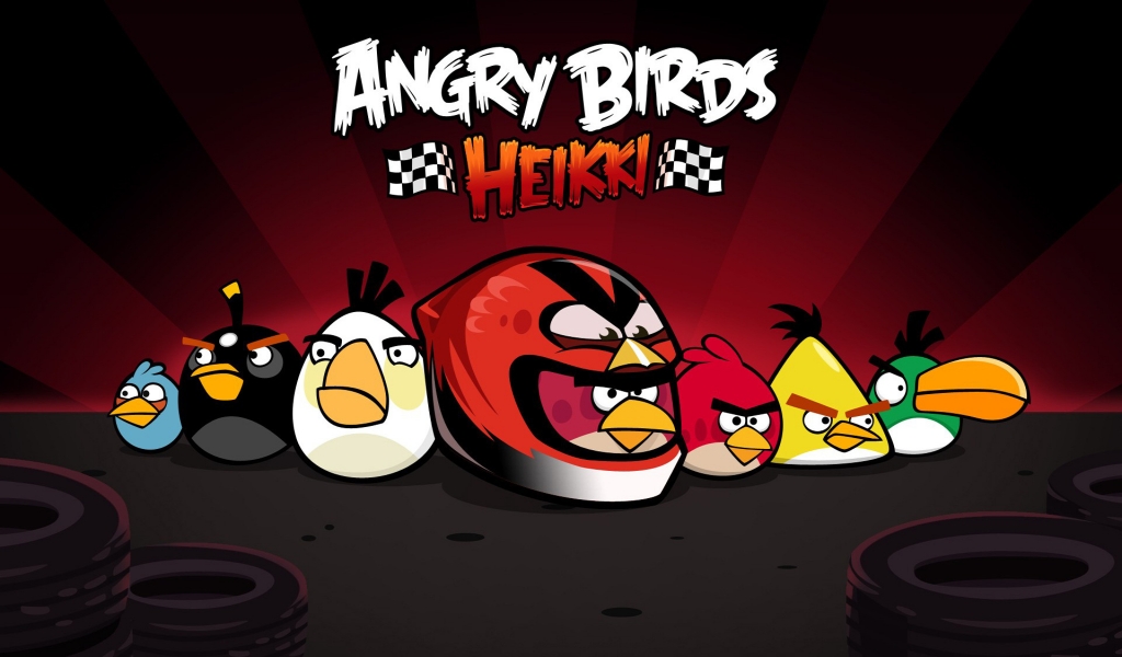 Angry Birds Heikki for 1024 x 600 widescreen resolution
