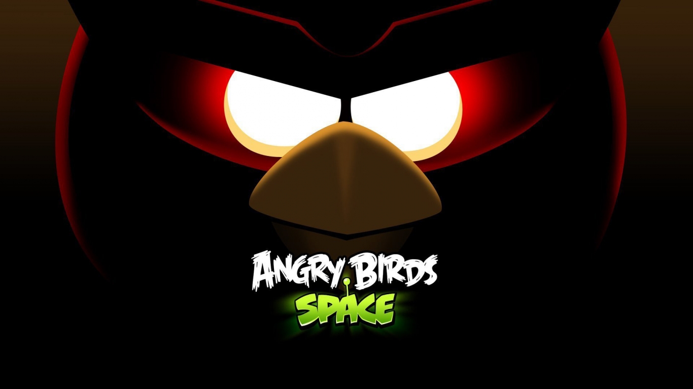 Angry Birds Space for 1366 x 768 HDTV resolution