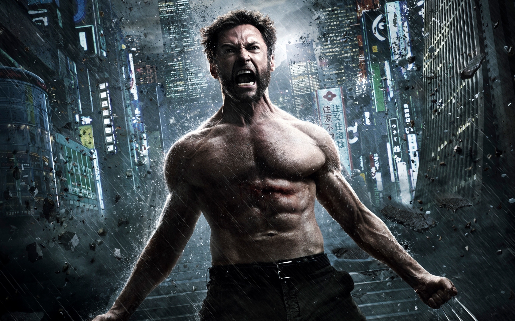 Angry Wolverine for 1680 x 1050 widescreen resolution