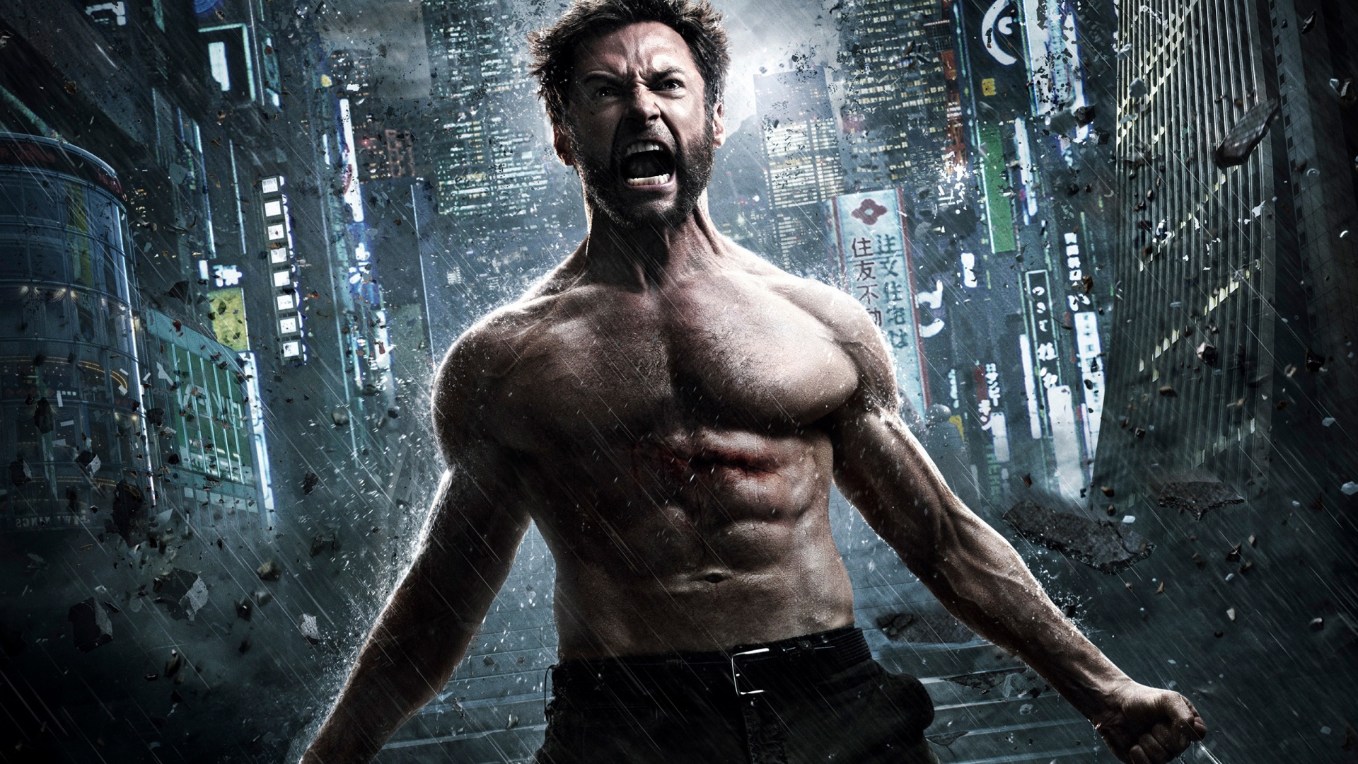 Angry Wolverine for 1920 x 1080 HDTV 1080p resolution