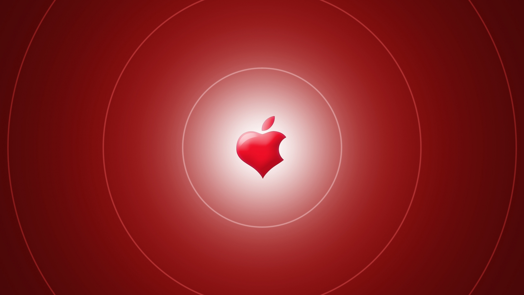 Apple Heart for 1680 x 945 HDTV resolution