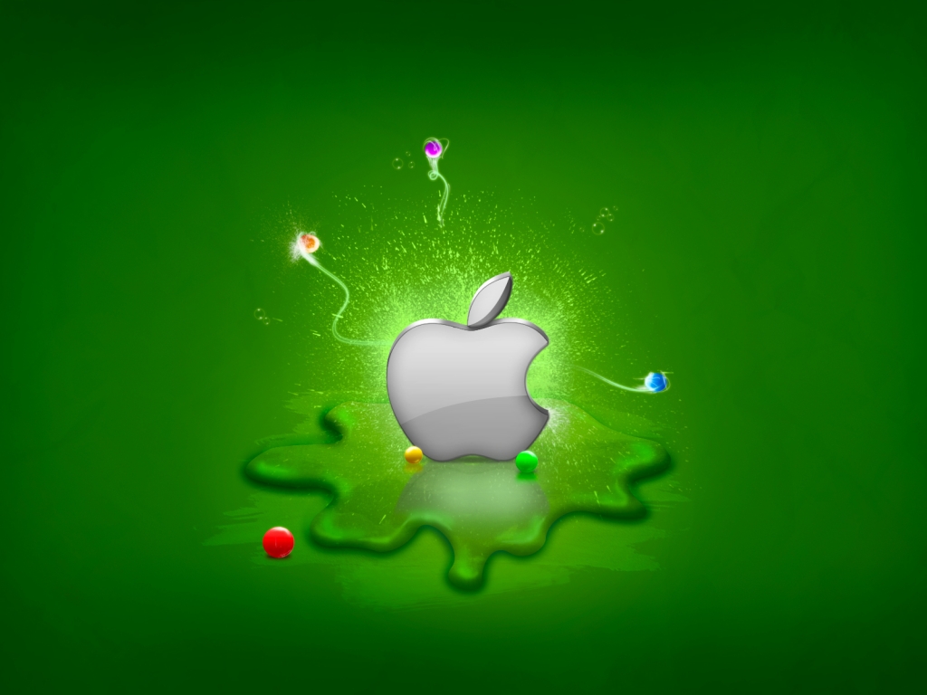Apple Logo for 1024 x 768 resolution