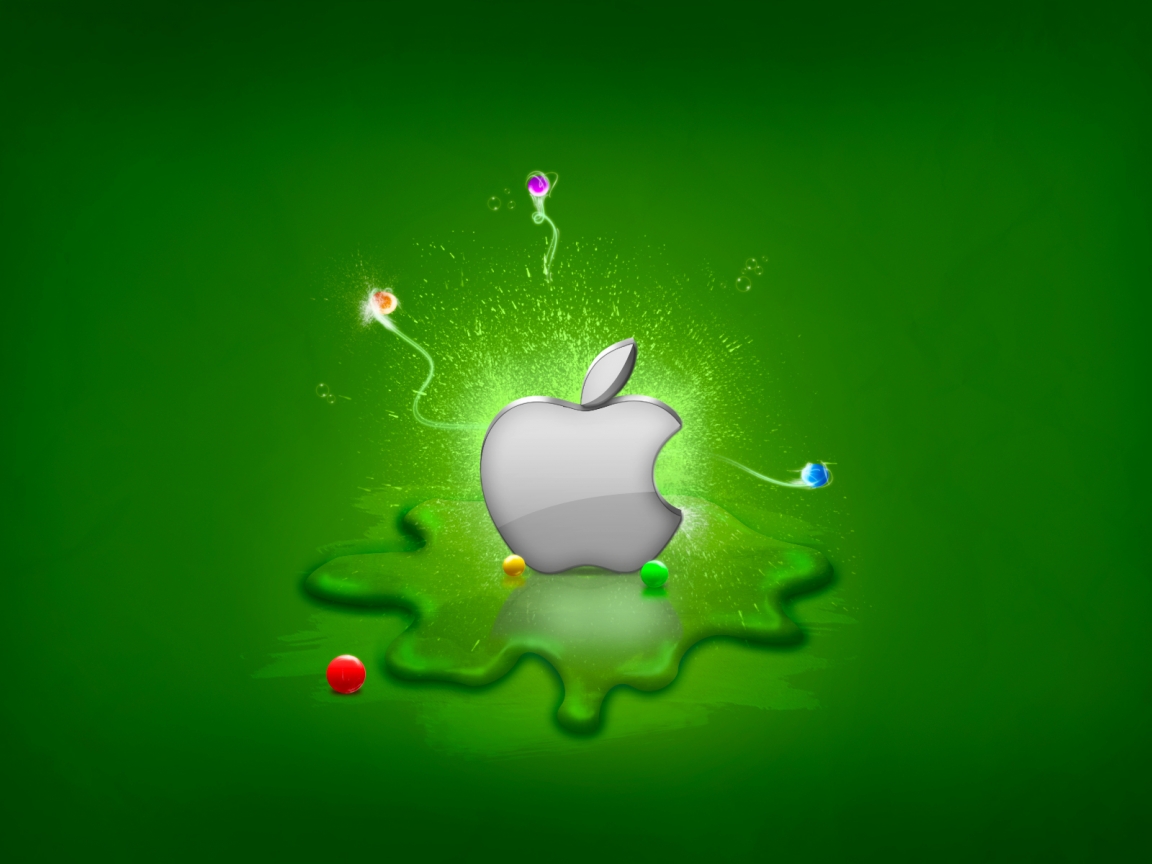 Apple Logo for 1152 x 864 resolution