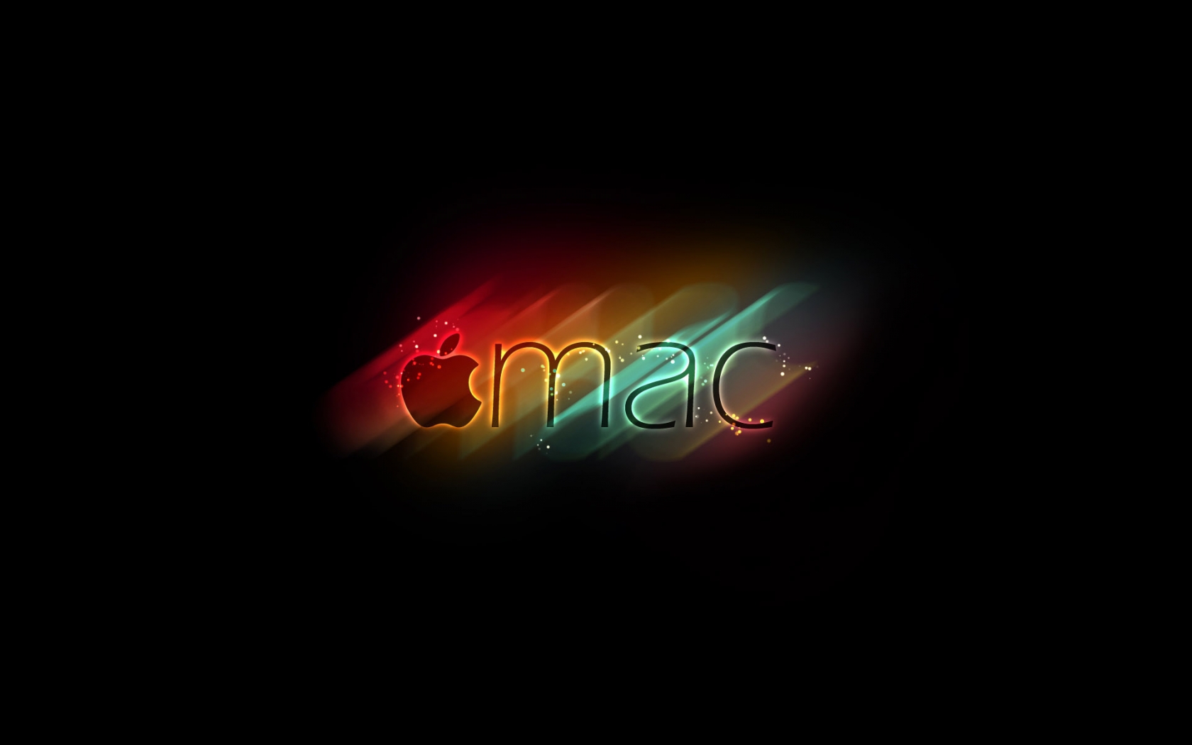 Apple Mac Design for 1680 x 1050 widescreen resolution