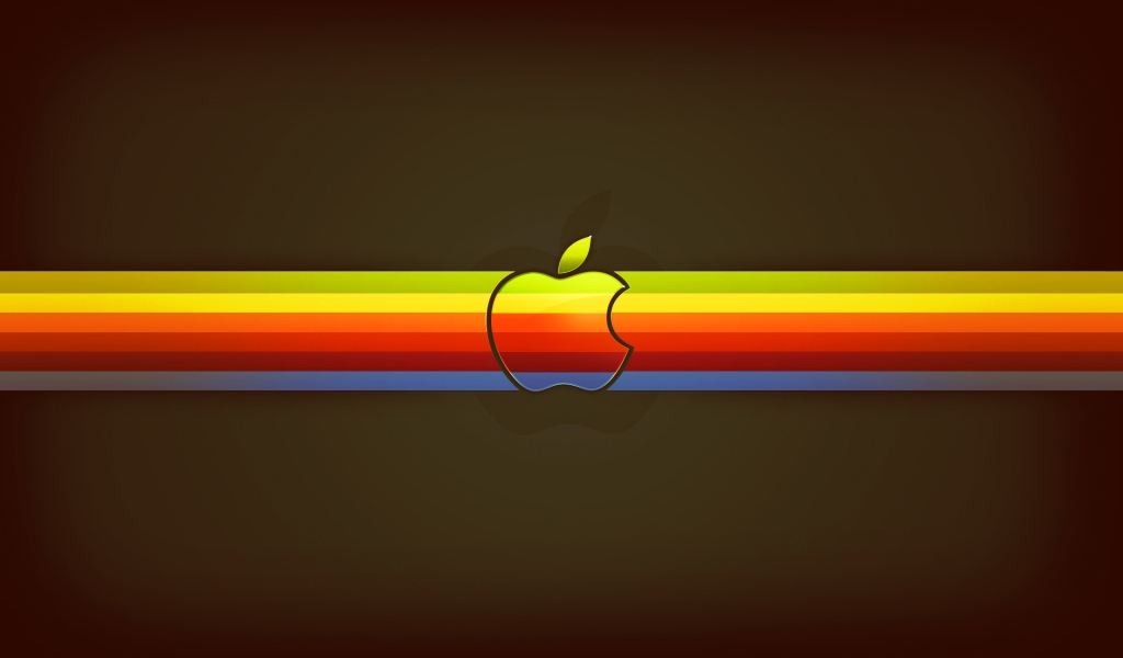 Apple Mix Colours for 1024 x 600 widescreen resolution