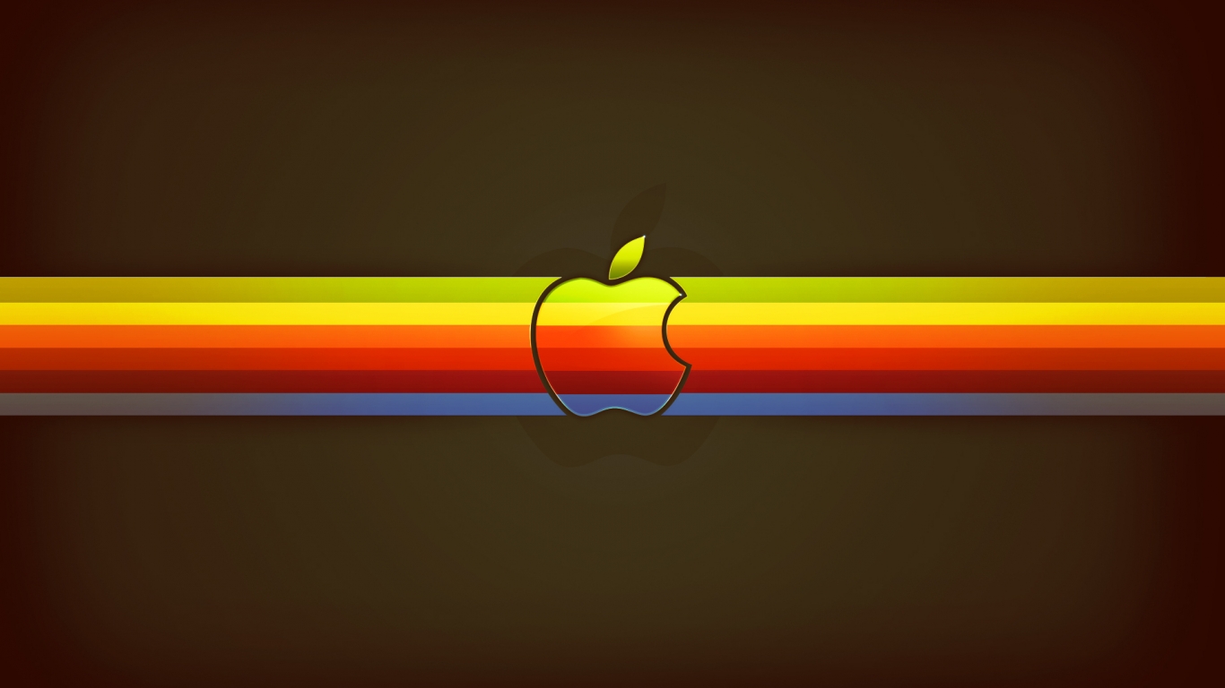 Apple Mix Colours for 1366 x 768 HDTV resolution