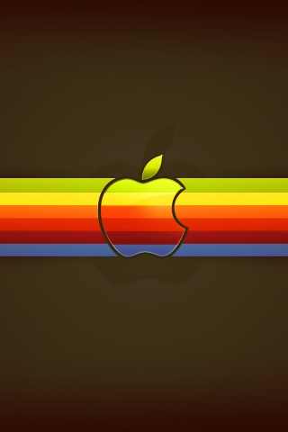 Apple Mix Colours for 320 x 480 iPhone resolution