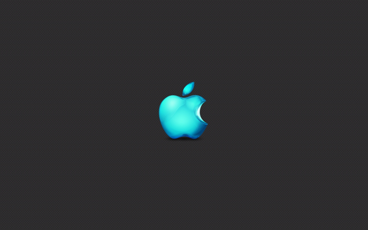 Apple Seablue Color for 1280 x 800 widescreen resolution