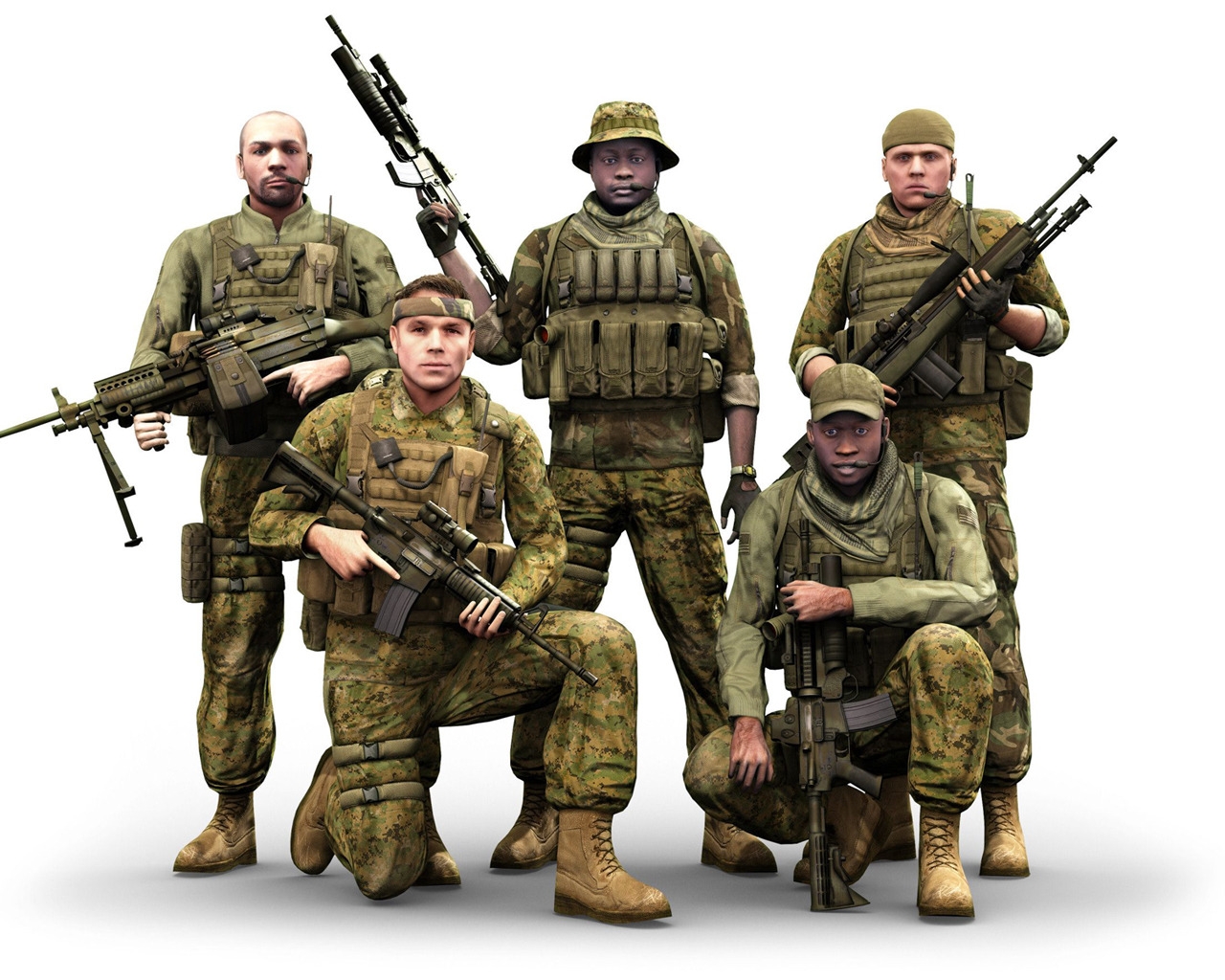 ArmA 2 Characters for 1280 x 1024 resolution