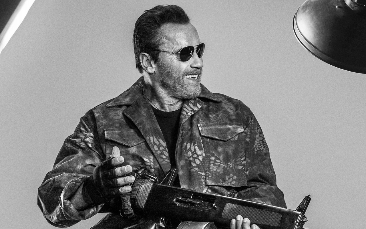 Arnold Schwarzenegger The Expendables 3 for 1280 x 800 widescreen resolution