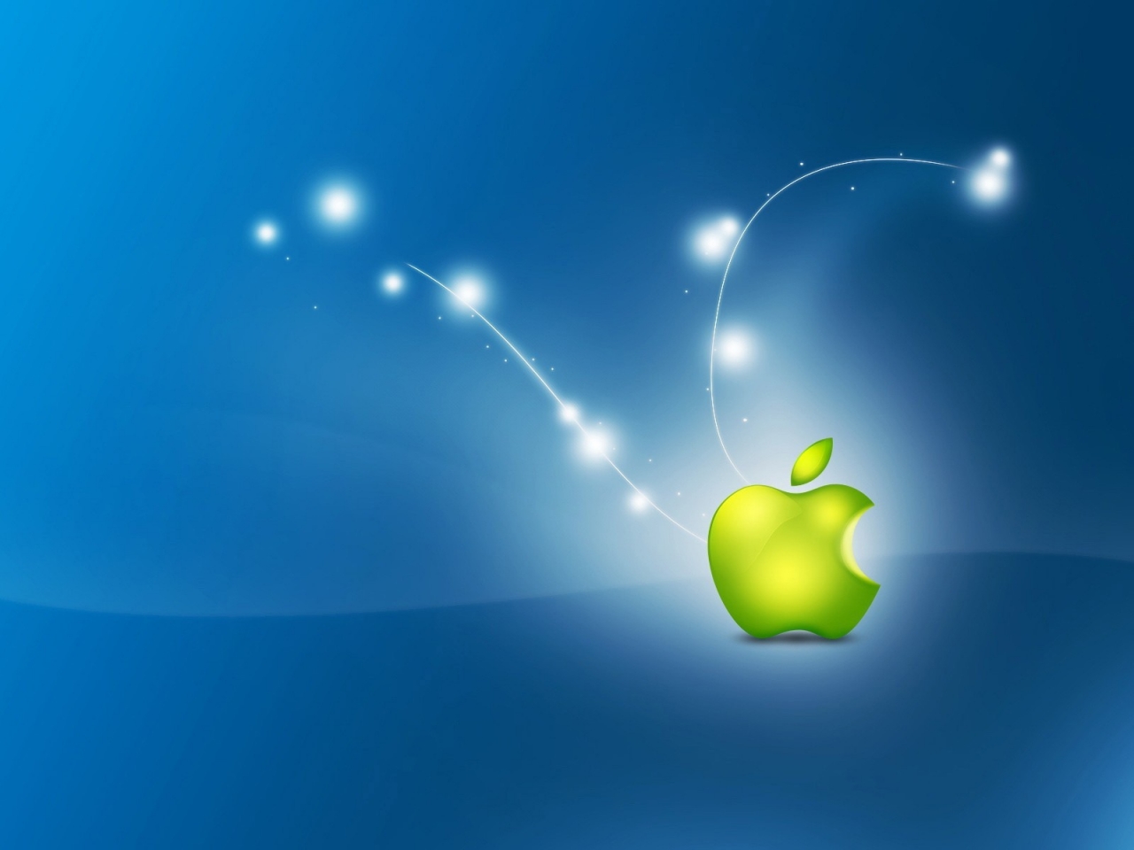 Artistic Apple Logo for 1280 x 960 resolution