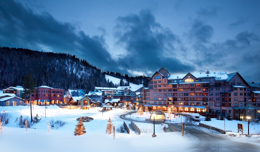 Aspen Colorado Ski Resort for 1024 x 600 widescreen resolution