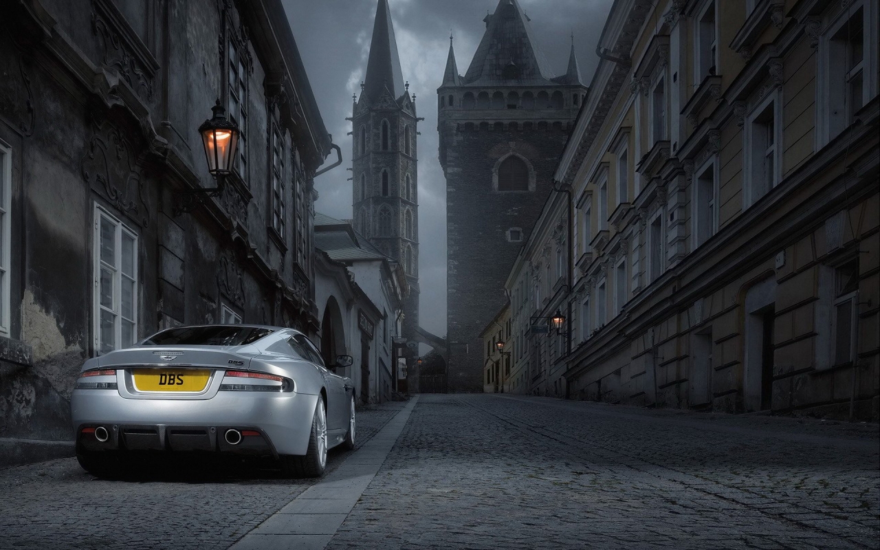 Aston Martin DBS Rear Angle for 1280 x 800 widescreen resolution