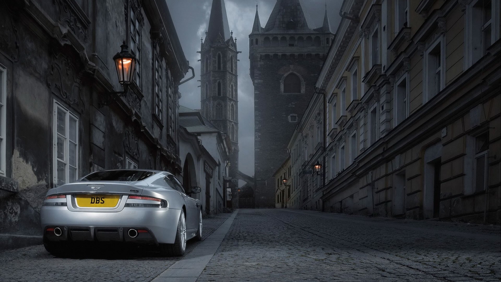 Aston Martin DBS Rear Angle for 1600 x 900 HDTV resolution