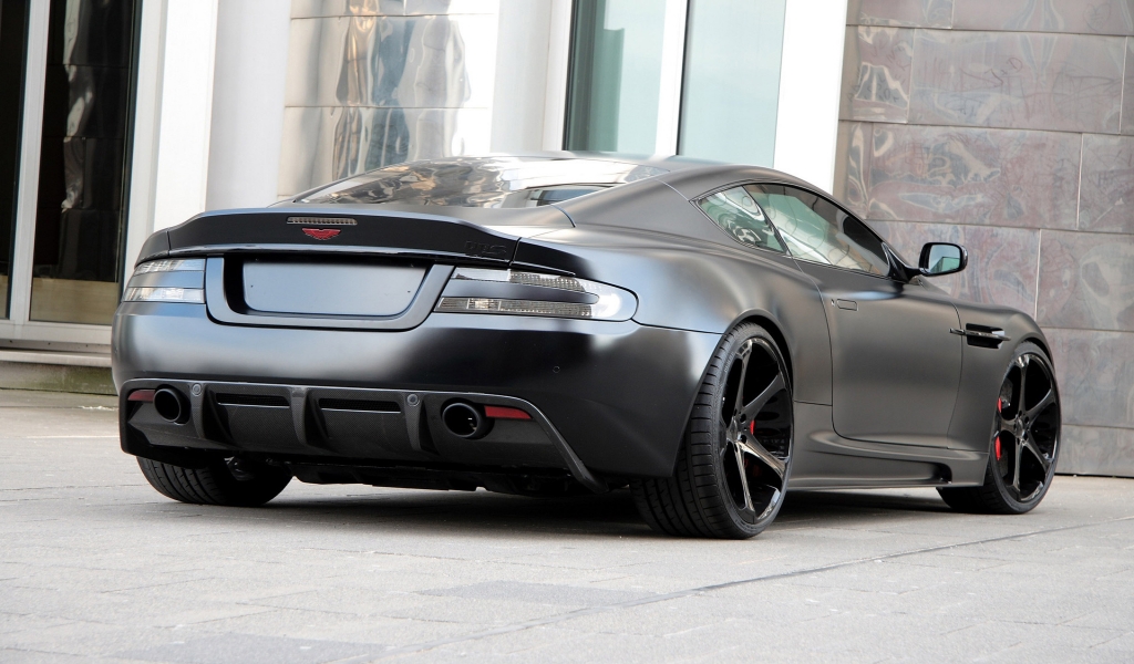 Aston Martin DBS Superior Black Edition Rear for 1024 x 600 widescreen resolution