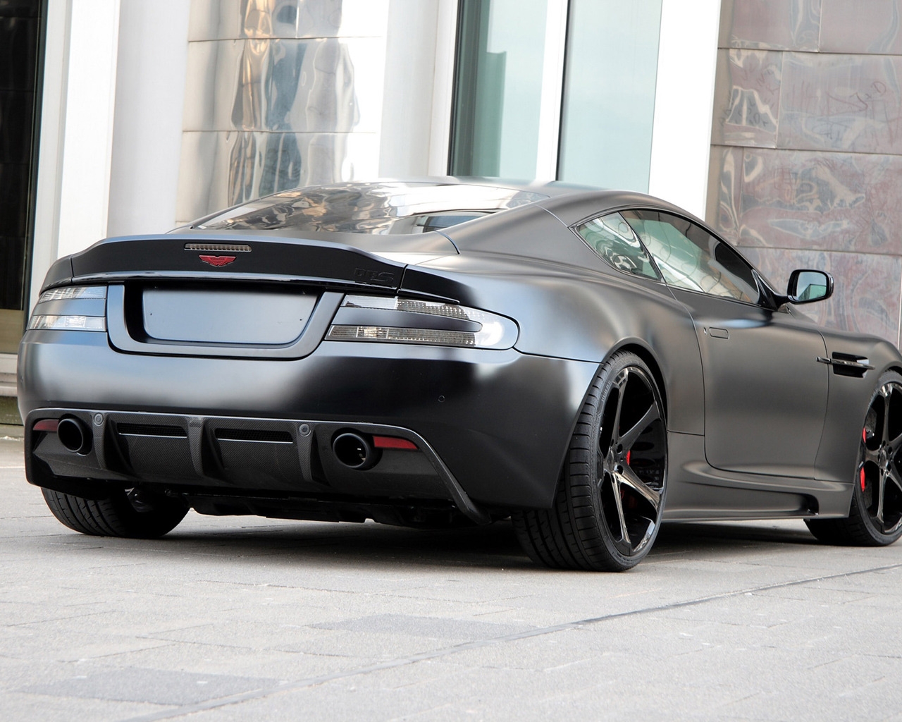 Aston Martin DBS Superior Black Edition Rear for 1280 x 1024 resolution