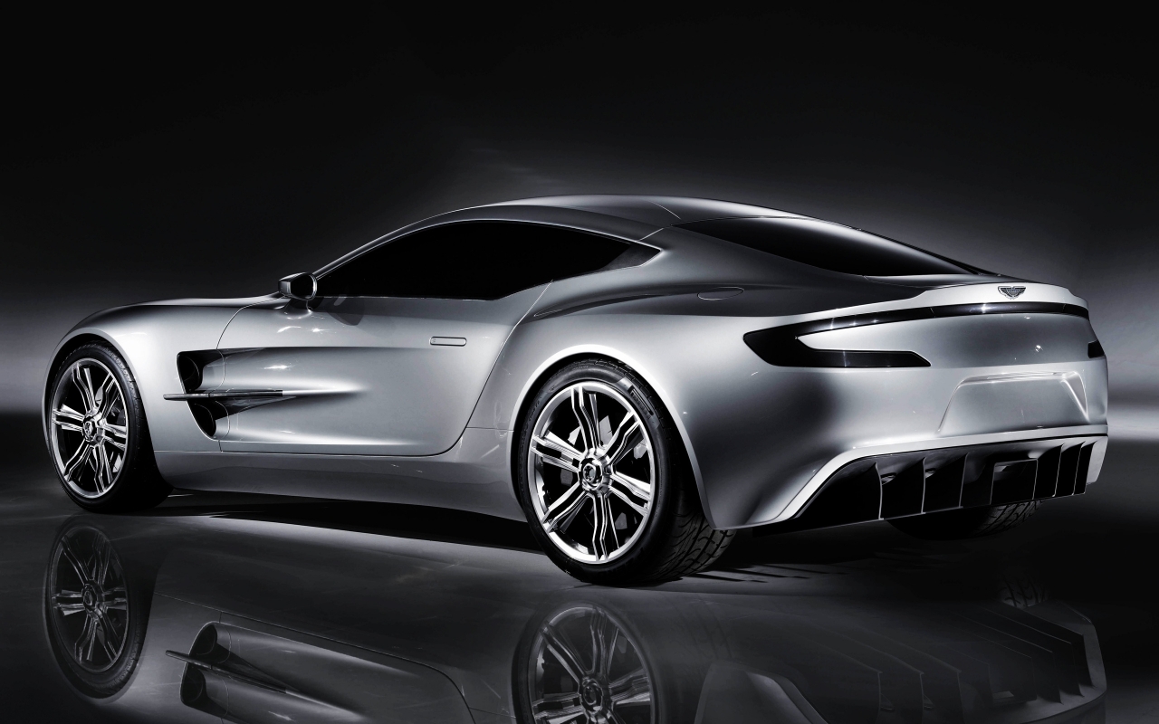 Aston Martin One Rear for 1280 x 800 widescreen resolution