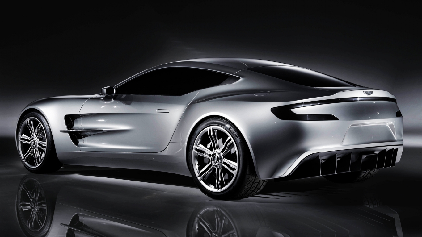 Aston Martin One Rear for 1366 x 768 HDTV resolution