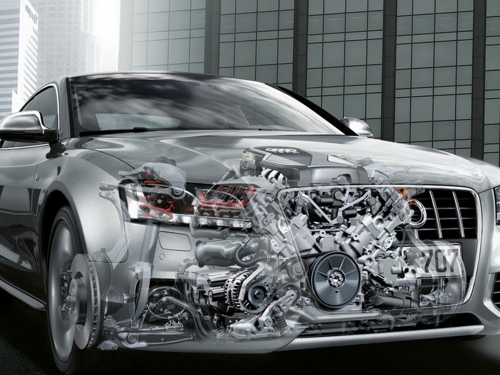 Audi A5 front Angle for 1024 x 768 resolution