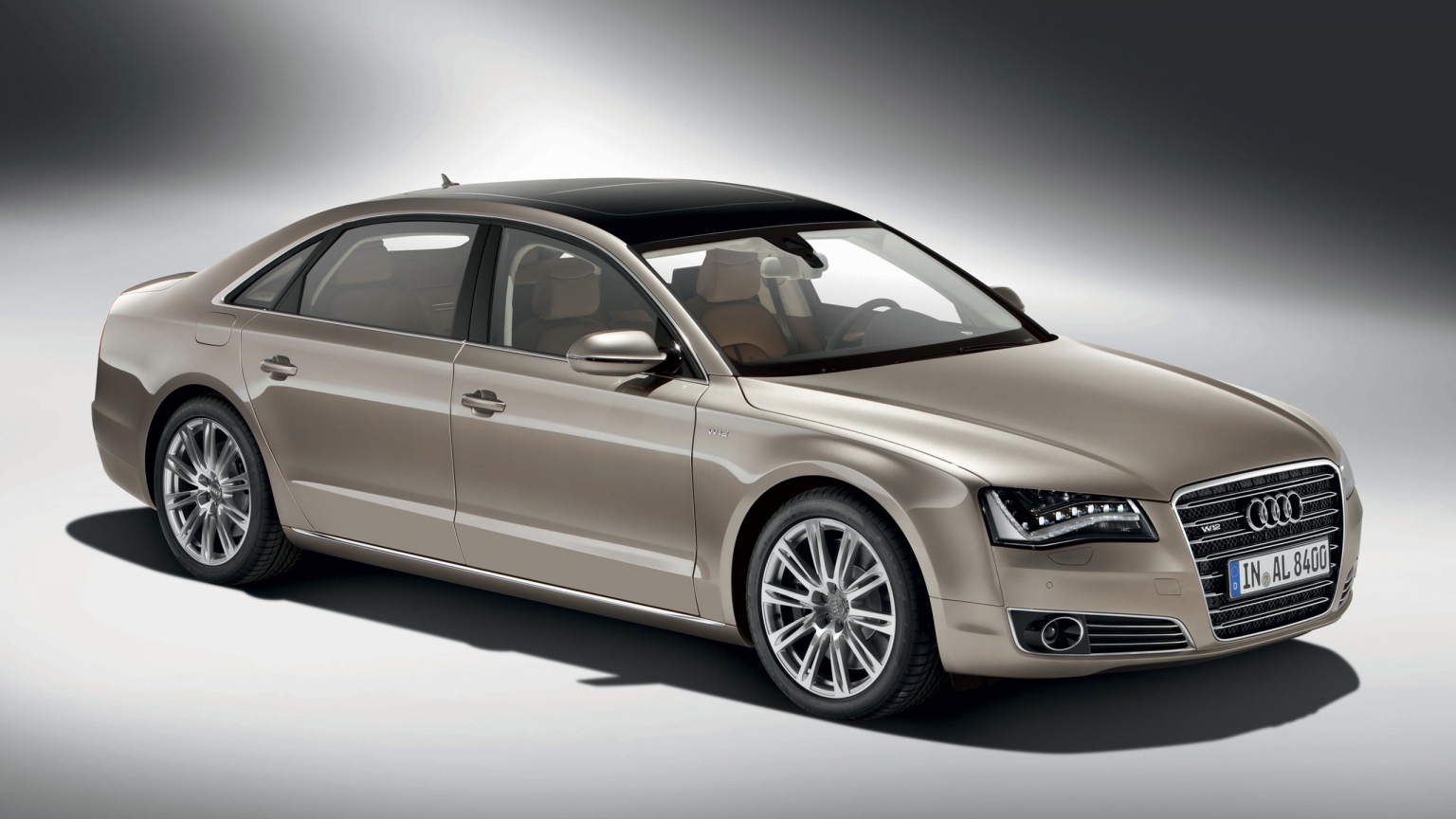 Audi A8 W12 2011 for 1536 x 864 HDTV resolution
