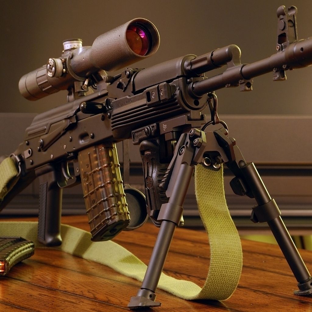 Automatic Gun AK-101 for 1024 x 1024 iPad resolution