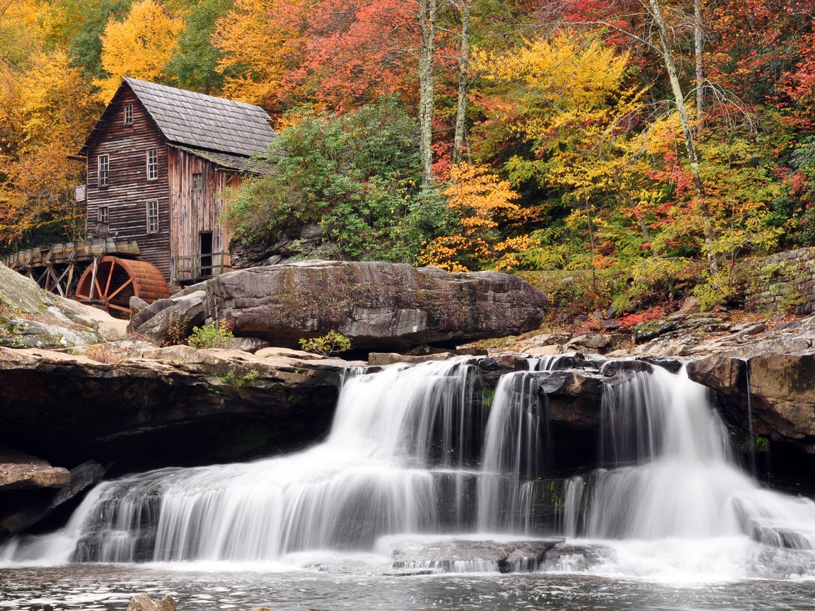 Autumn Mill for 1152 x 864 resolution
