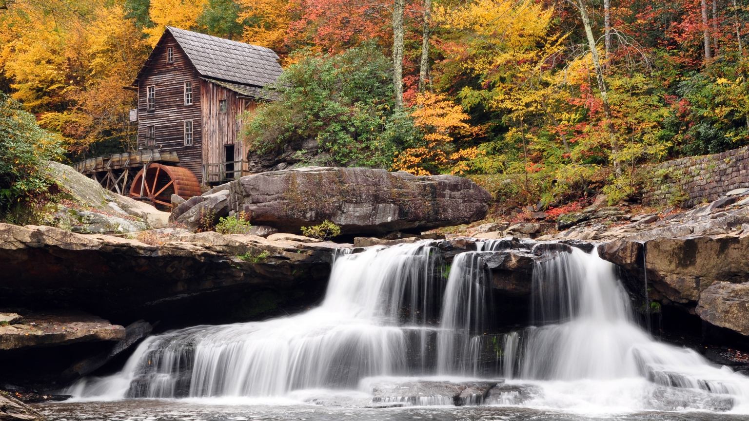 Autumn Mill for 1536 x 864 HDTV resolution