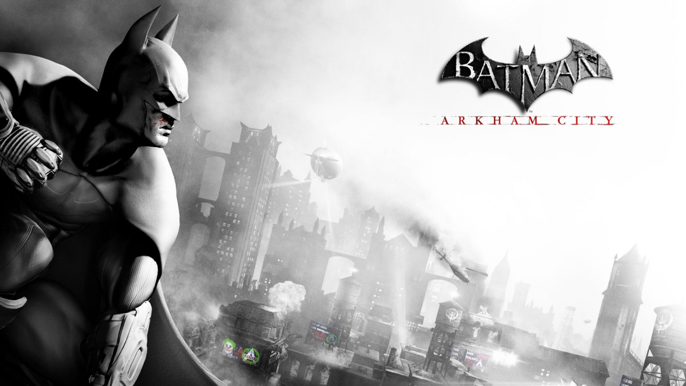Batman Arkham City for 1366 x 768 HDTV resolution