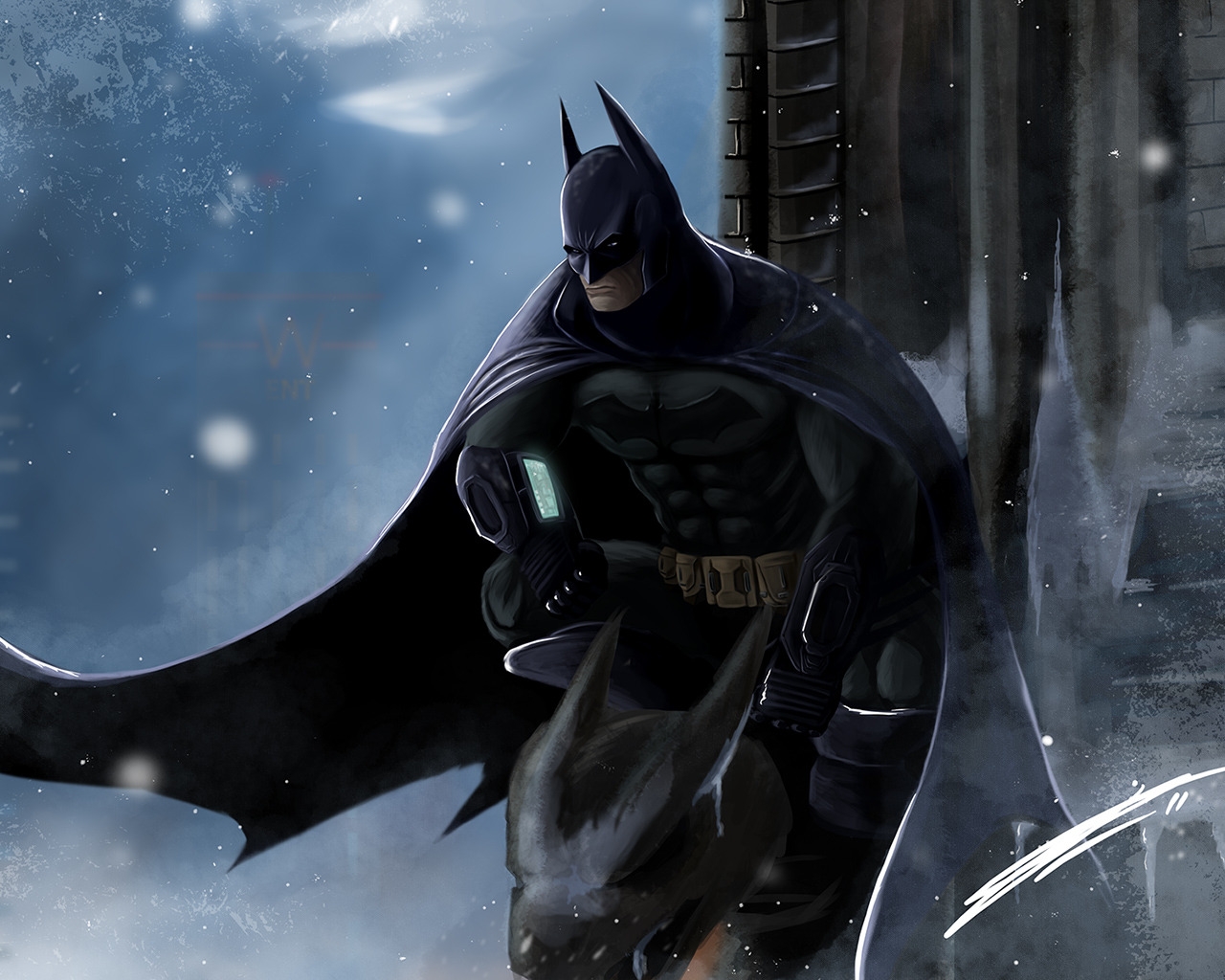 Batman Artwork for 1280 x 1024 resolution