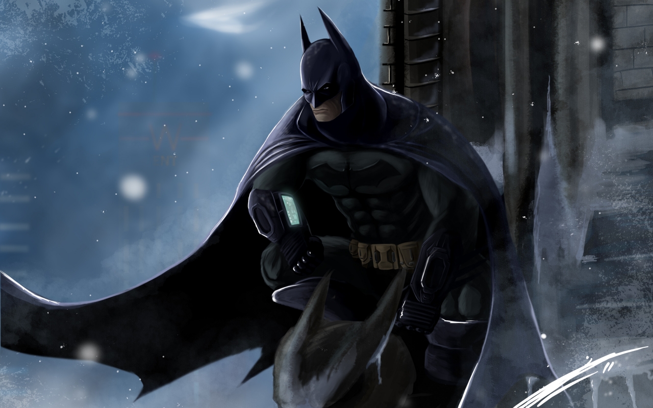 Batman Artwork for 1280 x 800 widescreen resolution