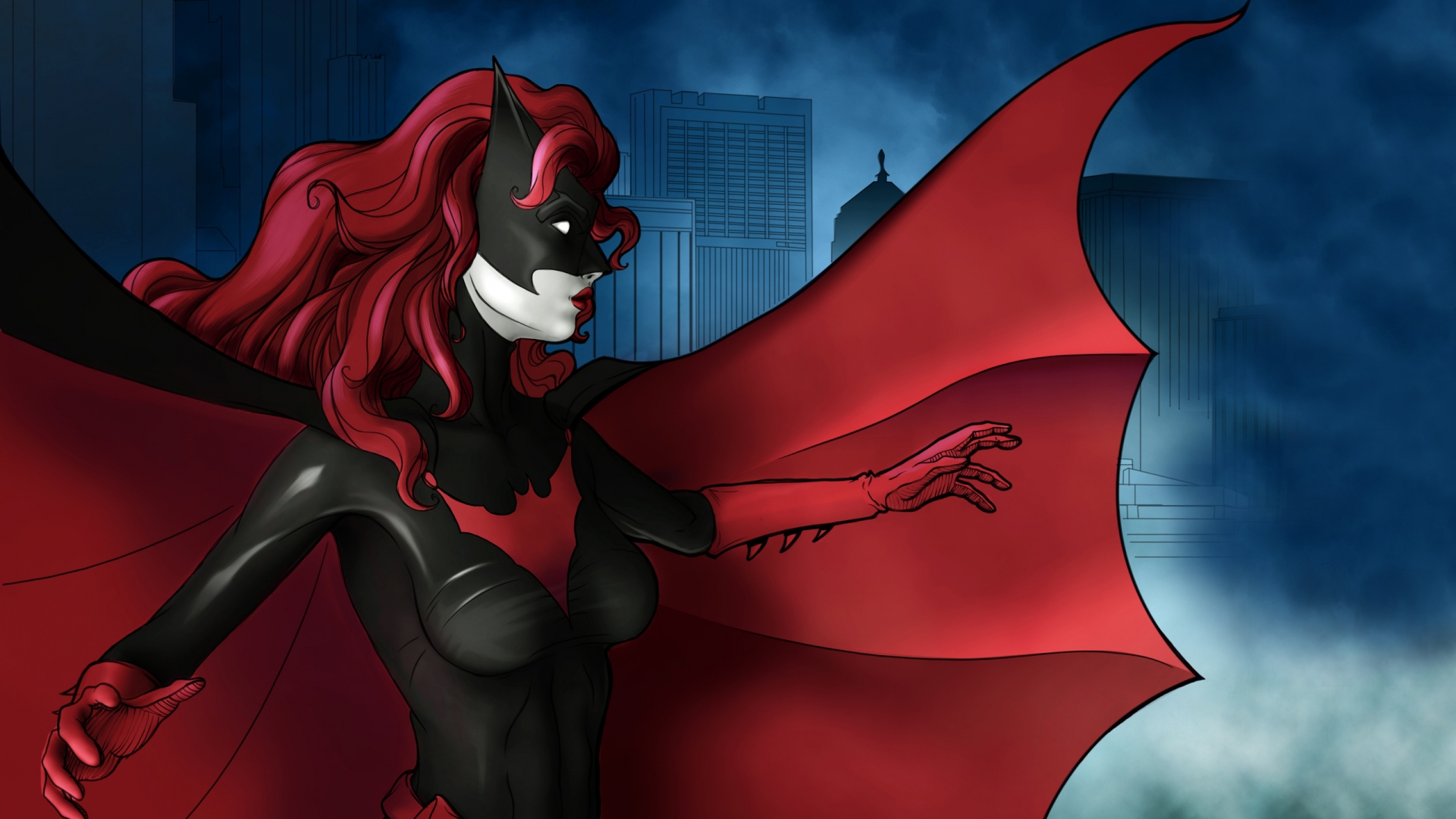 Batwoman for 1920 x 1080 HDTV 1080p resolution