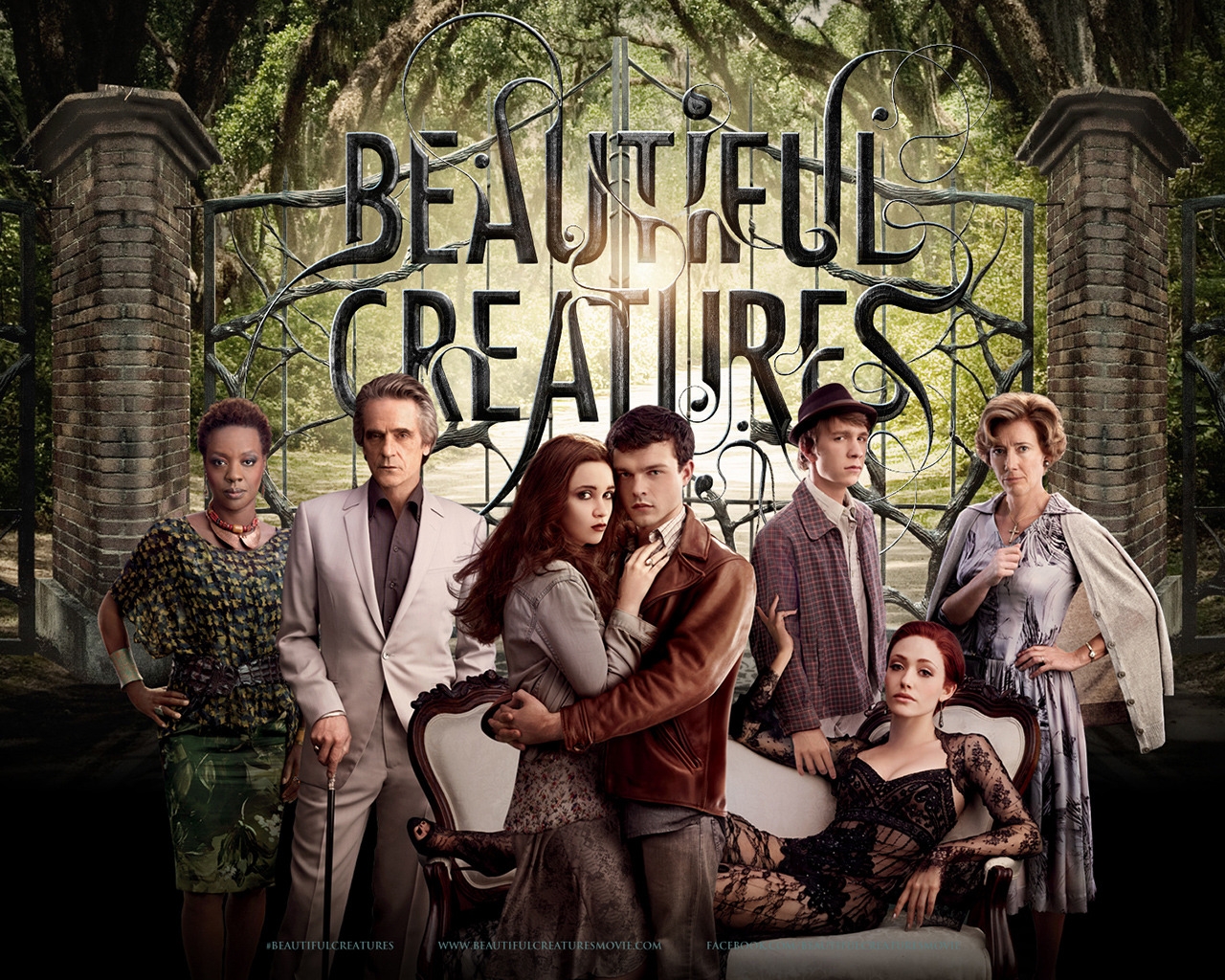 Beautiful Creatures Cast for 1280 x 1024 resolution