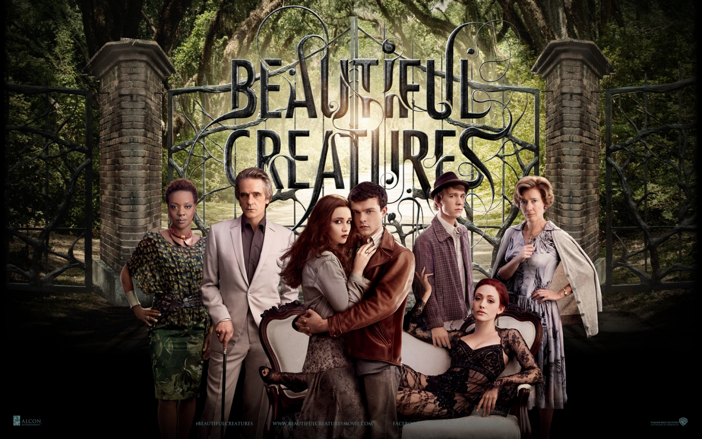 Beautiful Creatures Cast for 1440 x 900 widescreen resolution