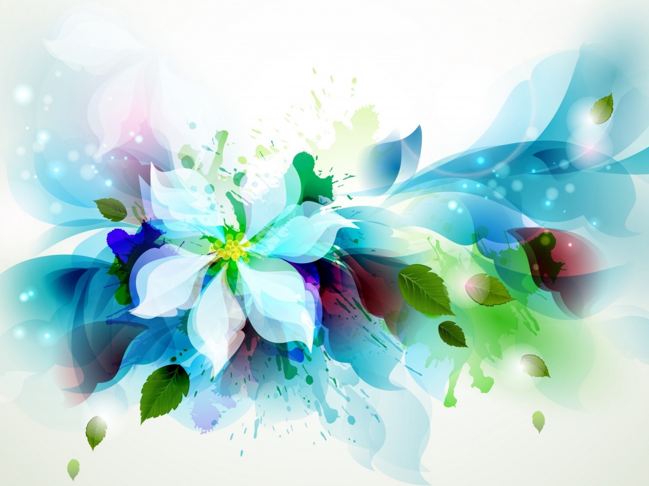 Beautiful Flower Art for 1280 x 960 resolution