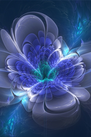 Beautiful Fractal for 320 x 480 iPhone resolution