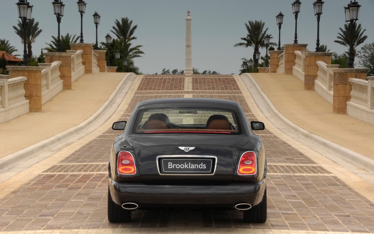 Bentley Brooklands Rear 2008 for 1280 x 800 widescreen resolution