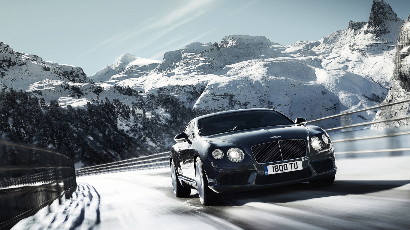 Bentley Continental V8 for 1366 x 768 HDTV resolution
