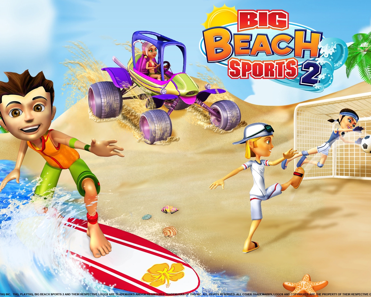 Big Beach Sports 2 for 1280 x 1024 resolution