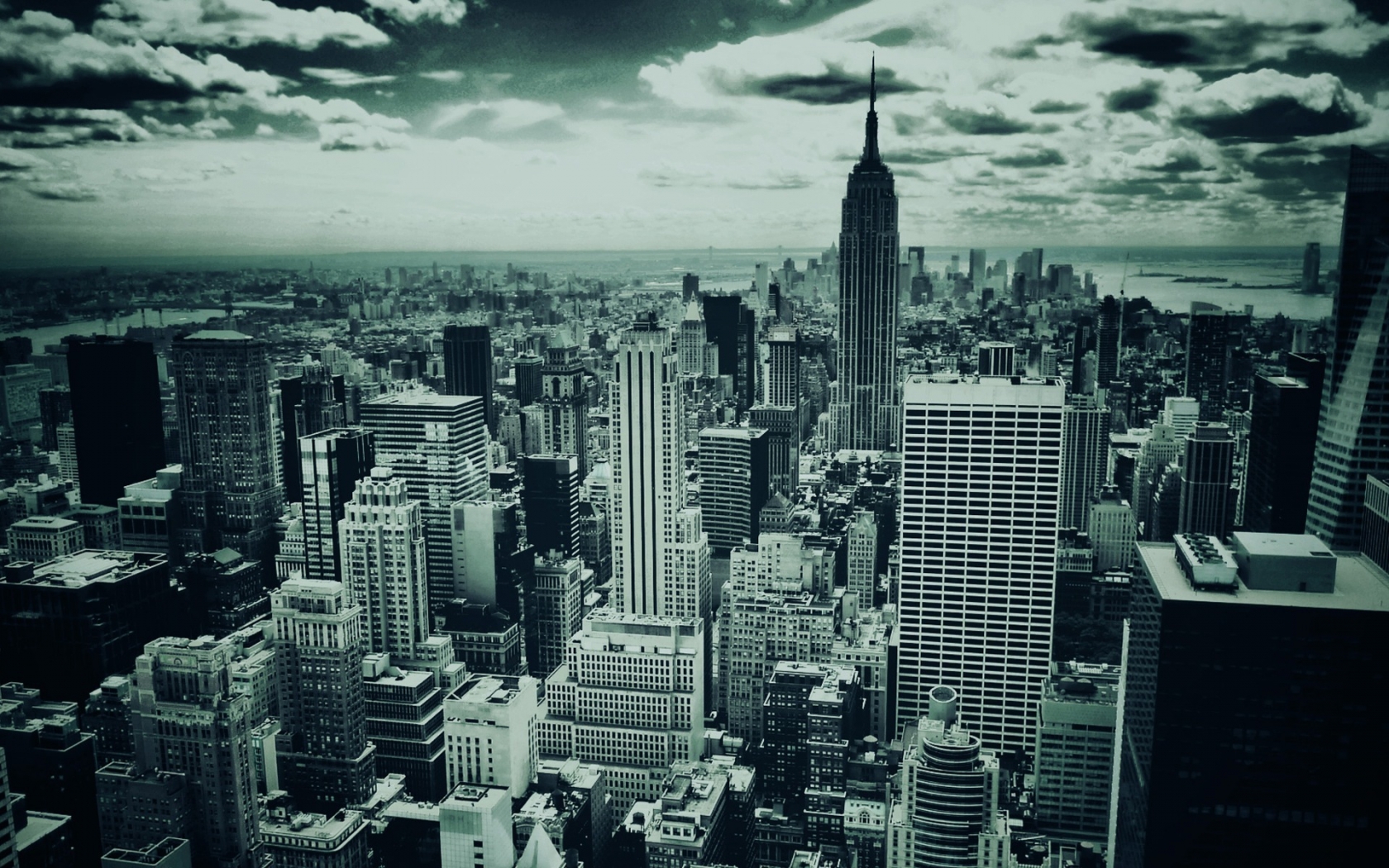 Black and White New York for 1680 x 1050 widescreen resolution