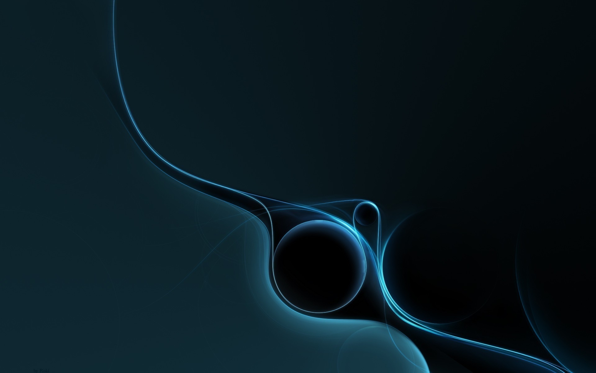 Blue Abstract for 1920 x 1200 widescreen resolution
