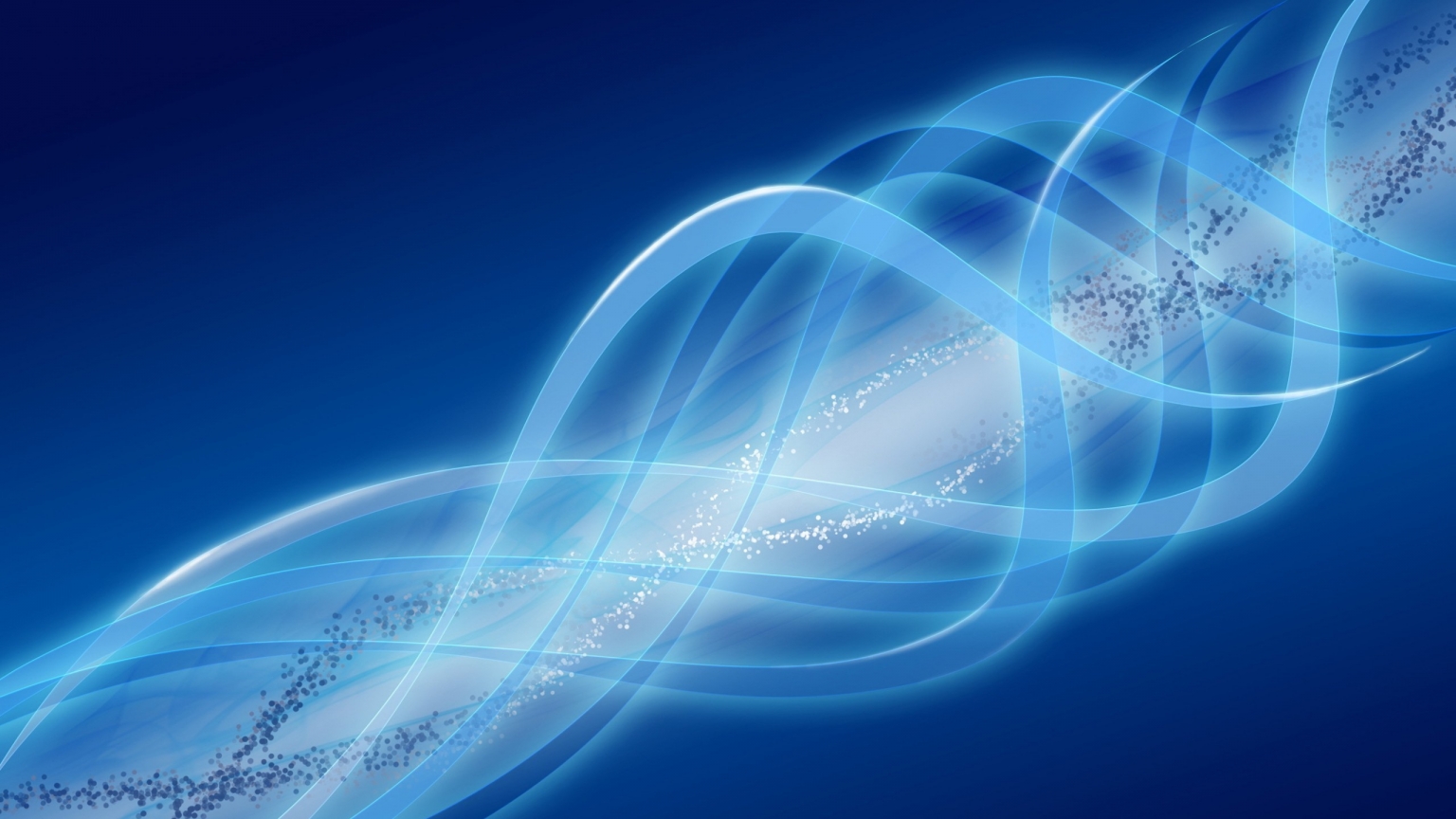 Blue Abstract Curves for 1536 x 864 HDTV resolution