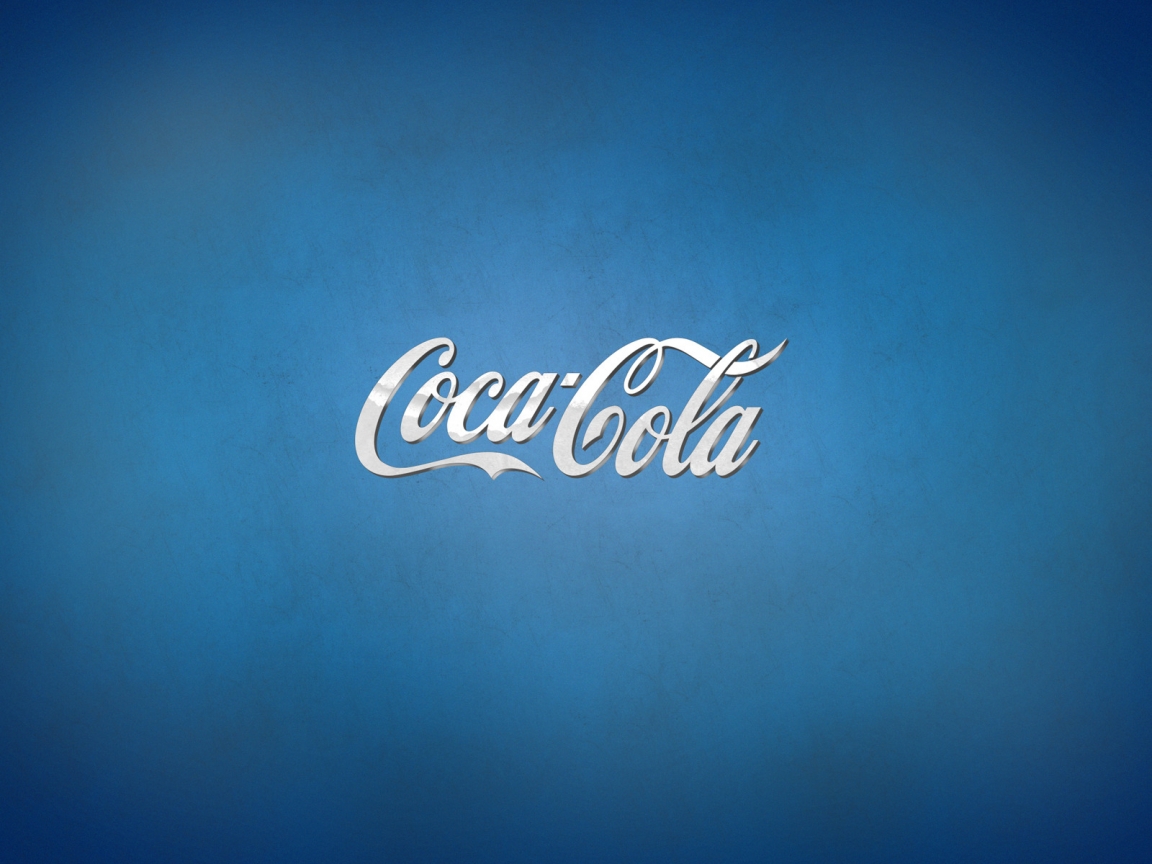 Blue Coca Cola for 1152 x 864 resolution